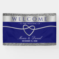 Royal Blue Wedding Welcome