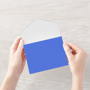 Royal Blue & White Folded Invite – Customisable