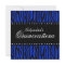 Royal Blue Zebra Diamonds Quinceanera