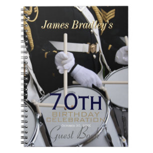 Royal British Band 70th Birthday Guest Book