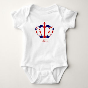 Royal British Crown   Personalised Baby Bodysuit