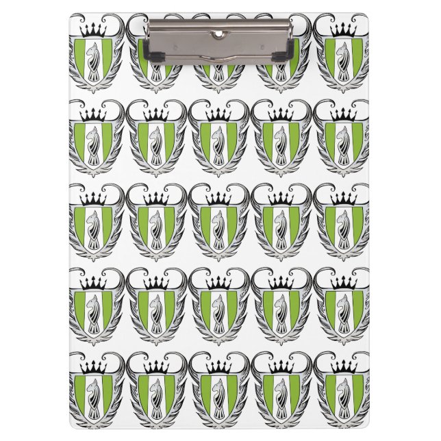 Royal Bull Terrier Clipboard (Front)