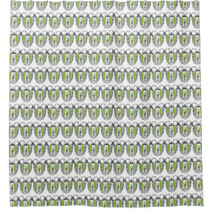 Royal Bull Terrier Shower Curtain