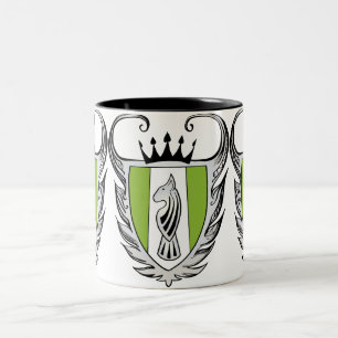 Royal Bull Terrier Two-Tone Coffee Mug