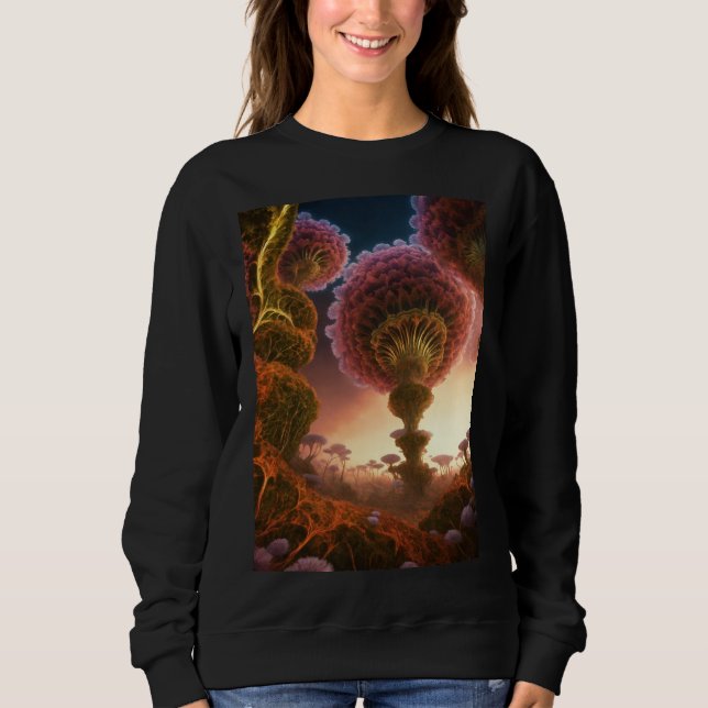 royal cactus art sweatshirt (Front)
