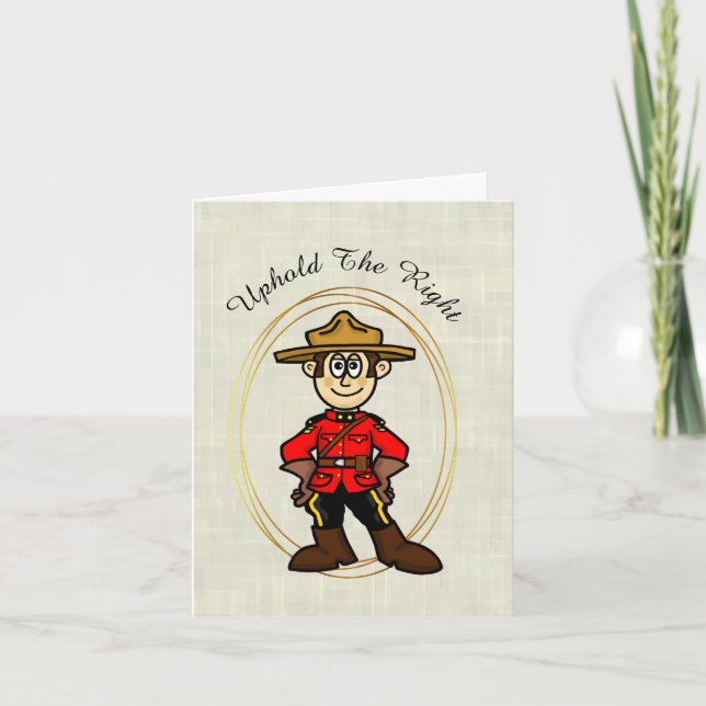 Royal Canadian Mounted Police Day Card (Front)