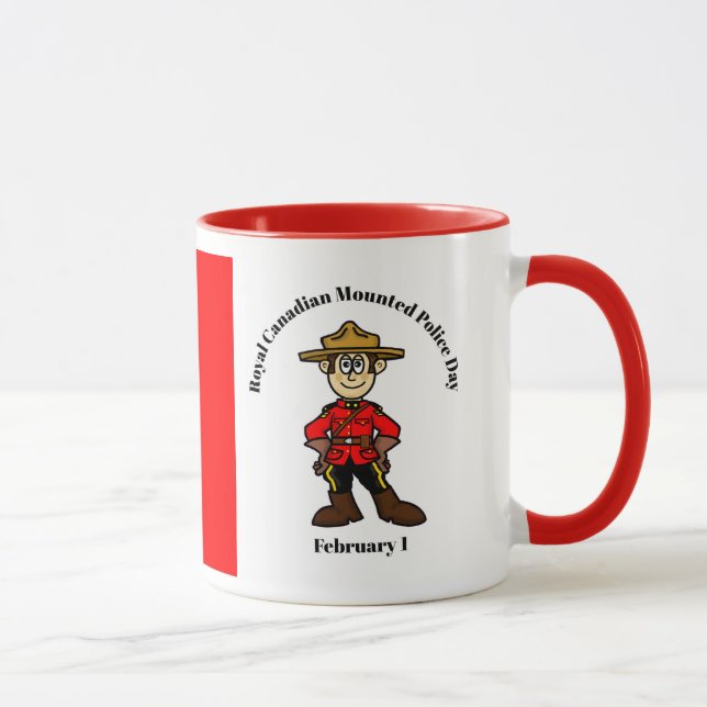 Royal Canadian Mounted Police Day Mug (Right)