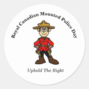 Royal Canadian Mounted Police Day Stickers