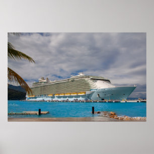 Royal Caribbean Oasis of the Sea in Labadee, Haiti Poster