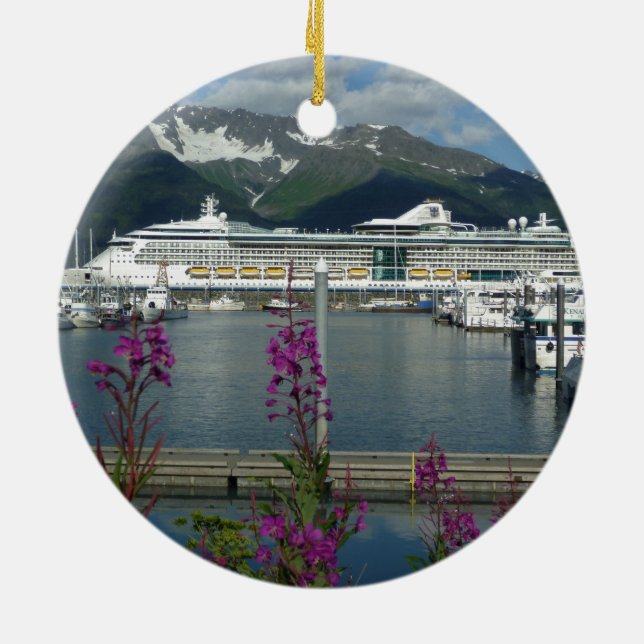 Royal Caribbean Seward Alaska Christmas Ornaments (Back)