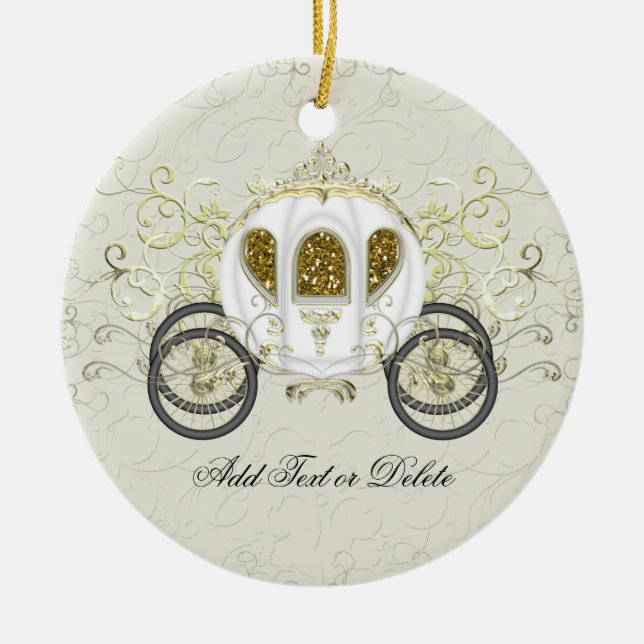 Royal Carriage - SRF Ceramic Tree Decoration (Front)