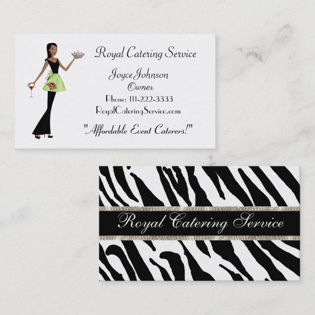 Royal Carterer Business Cards (Front/Back)