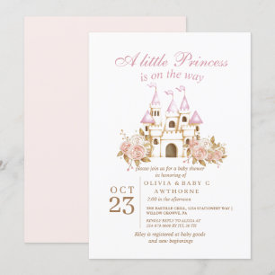 Royal  Castle Princess Baby Shower Invitation