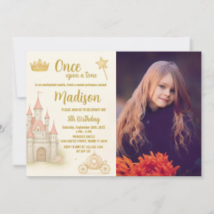 Royal Castle Princess Birthday Invitation