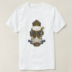 Royal Cat Chess Bishop Piece T-Shirt