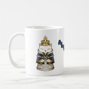 Royal Cat Chess King Piece Coffee Mug