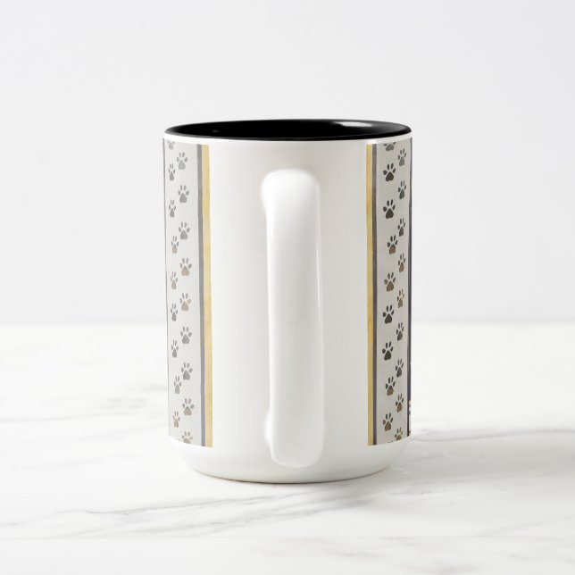 Royal Cat Princess Two-Tone Coffee Mug (Handle)