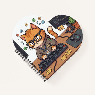 Royal Cat Spiral Notebook