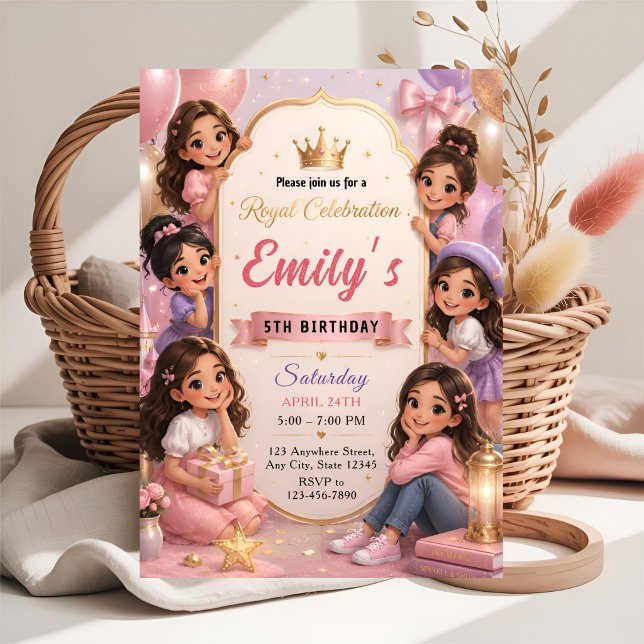 Royal Celebration Princess Birthday Invitation (Creator Uploaded)