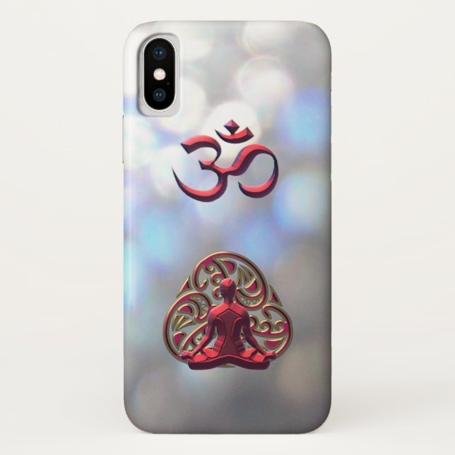 Royal Celtic Meditation OM-Symbol for iPhone X Case-Mate iPhone Case (Back)