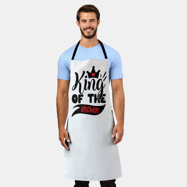 Royal Chef Apron: King of the Kitchen Apron (Worn)