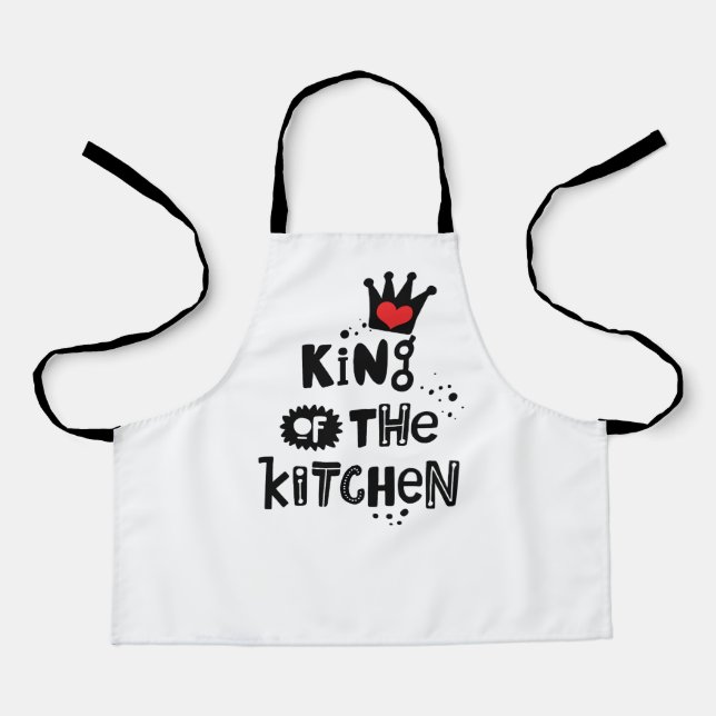 Royal Chef Apron: King of the Kitchen Apron (Front)