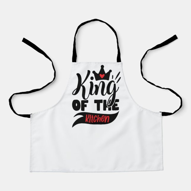 Royal Chef Apron: King of the Kitchen Apron (Front)