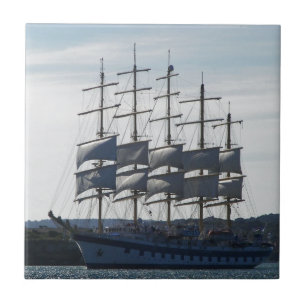 Royal Clipper Under Sail Tile