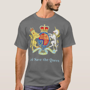 Royal Coat of Arms, God Save the Queen T-Shirt