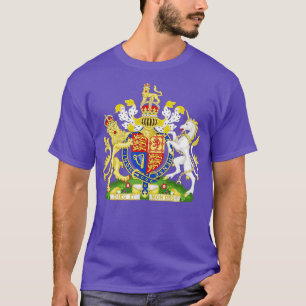 Royal Coat of Arms of the United Kingdom Tudor cro T-Shirt