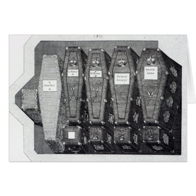 Royal Coffins at Westminster Abbey (Front Horizontal)