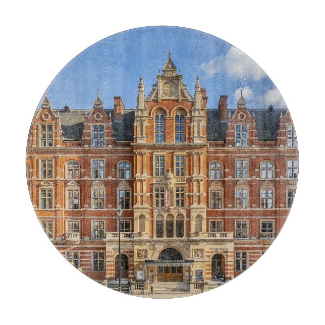 Royal College of Music: sunset. Cutting Board (Front)