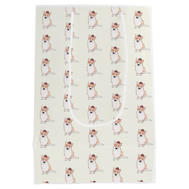 Royal corgi gift bag (Back)