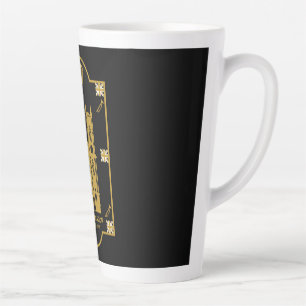 Royal Coronation Westminster Abbey Latte Mug