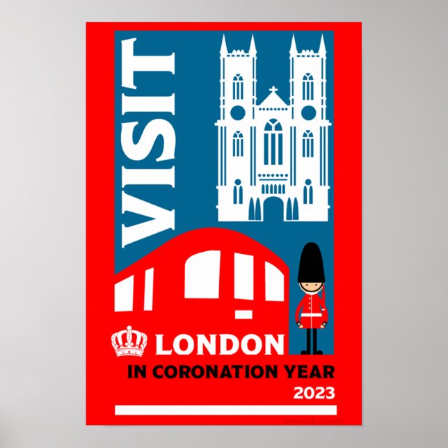 Royal Coronation Year 2023 London    Poster (Front)