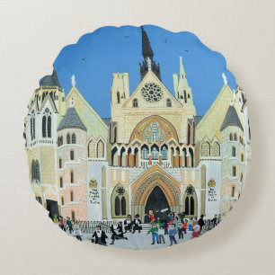 Royal Courts of Justice London 1994 Round Cushion