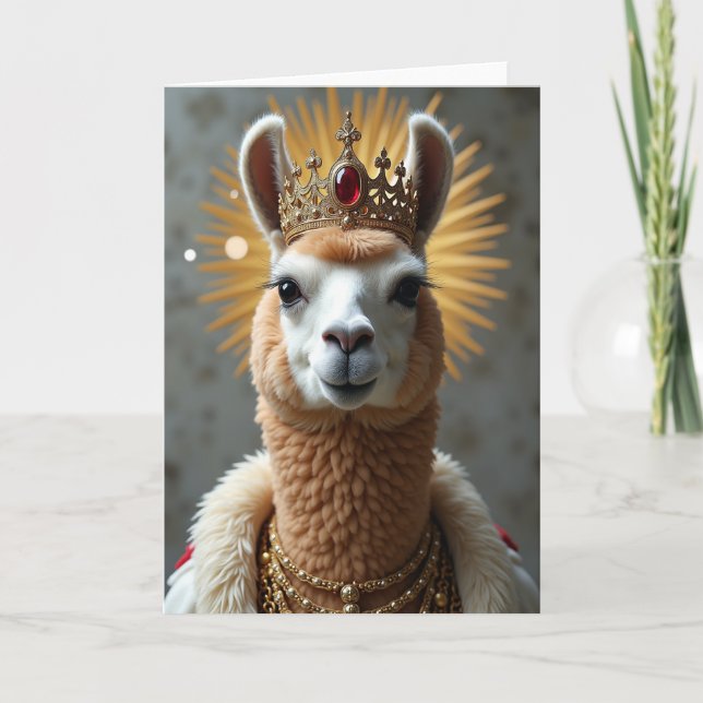 Royal Creature Birthday Card (Front)