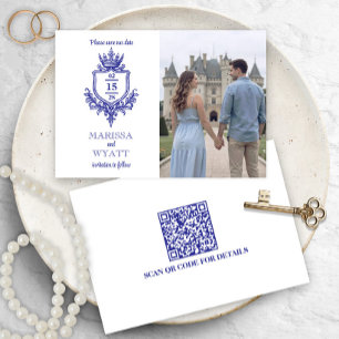 Royal Crest w/ Crown Mediaeval or Fantasy Save The Date