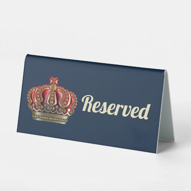 Royal Cross Crown - Gold Blue Red (Front)