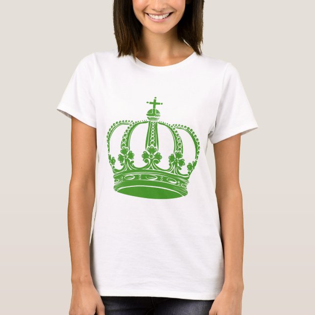 Royal Crown 02 - Avocado Green T-Shirt (Front)