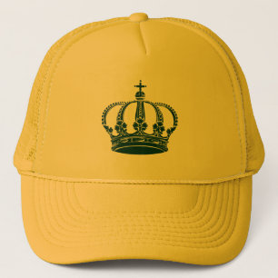Royal Crown 02 - Dark Green Trucker Hat
