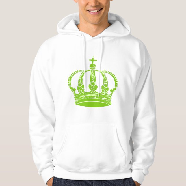 Royal Crown 02 - Martian Green Hoodie (Front)