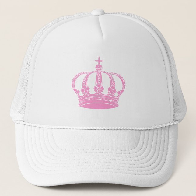 Royal Crown 02 - Pink Trucker Hat (Front)