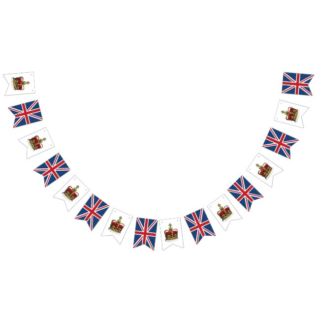 Royal Crown and Union Jack Flag (All)
