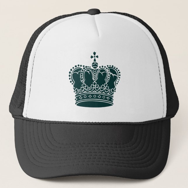 Royal Crown - Dark Green Trucker Hat (Front)