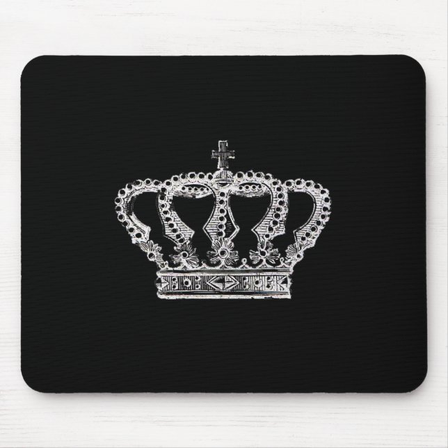 Royal Crown [Dark] Mouse Mat (Front)