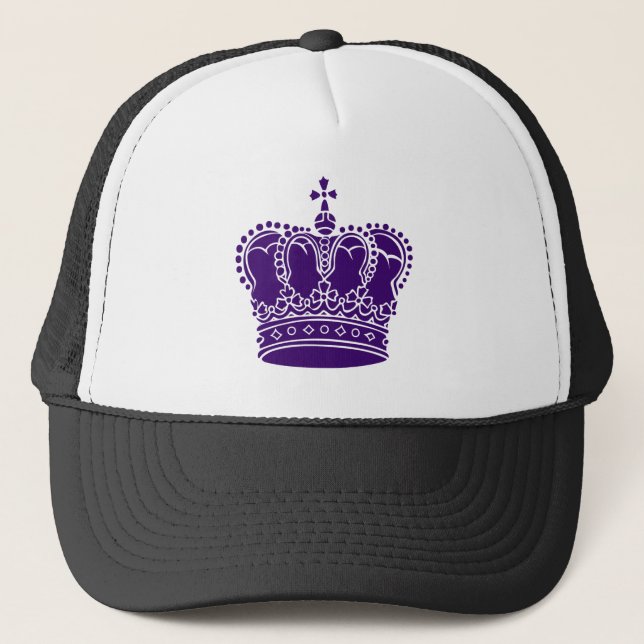 Royal Crown - Deep Purple Trucker Hat (Front)