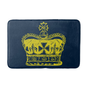 Royal Crown Graphic Bath Mat