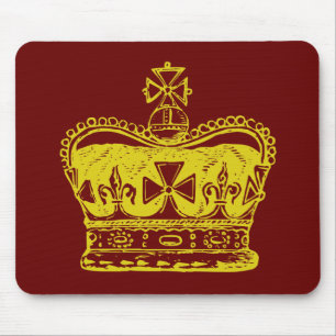 Royal Crown Graphic Mouse Mat