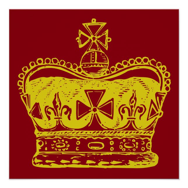 Royal Crown Graphic Poster (Front)